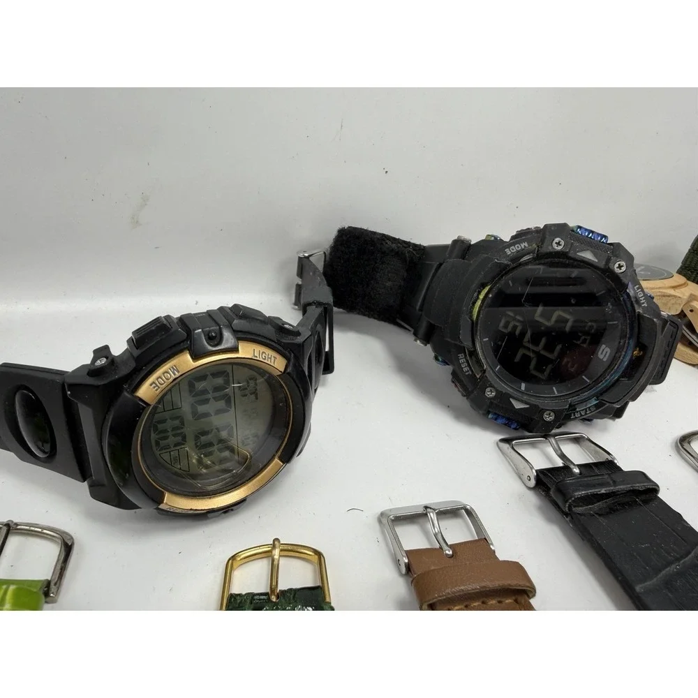 Unbranded Mens Watches Lot Of‎ 17 For Parts Or Repair